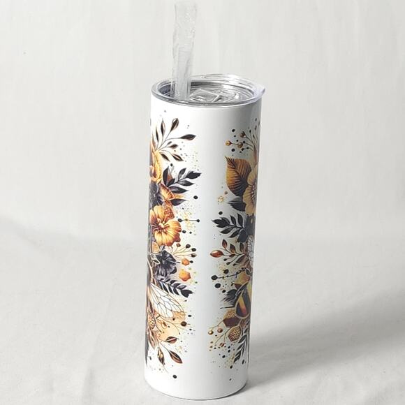 New w/out tags Stainless Steel Tumbler - "Queen Bee" - 20 Oz. - Picture 6 of 6
